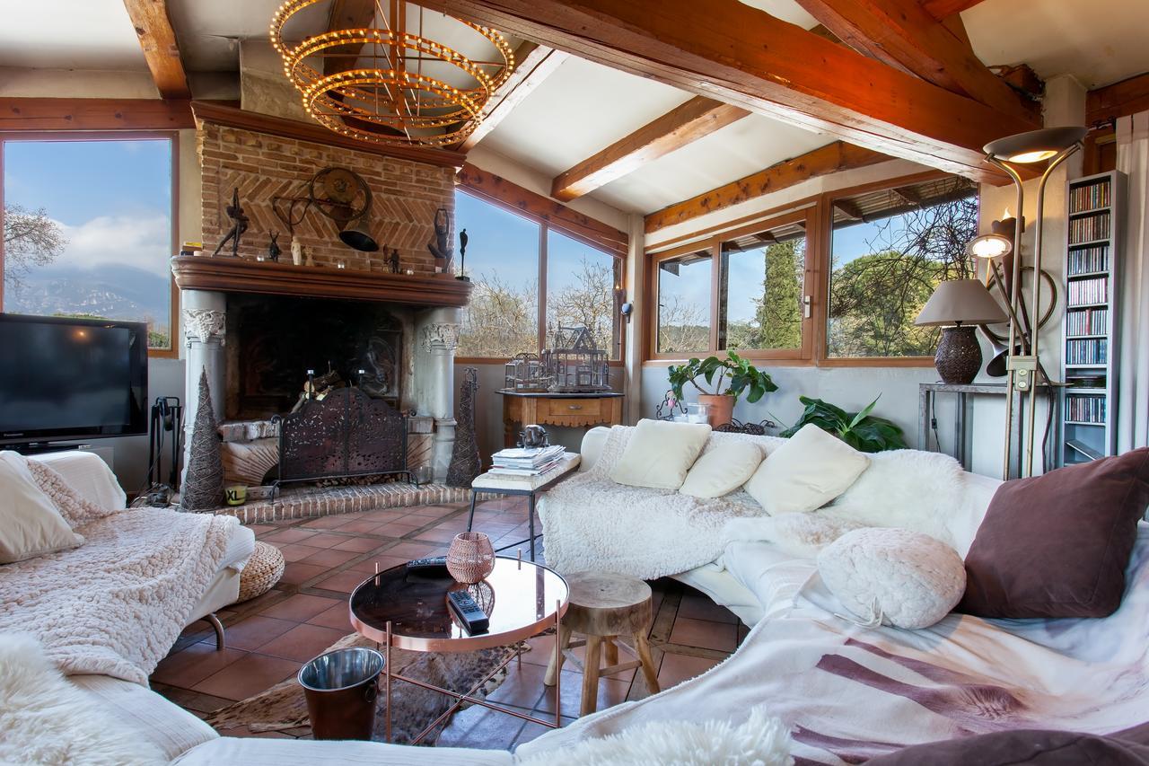 Le Mas Shabanou Bed & Breakfast Roquefort Les Pins Bagian luar foto